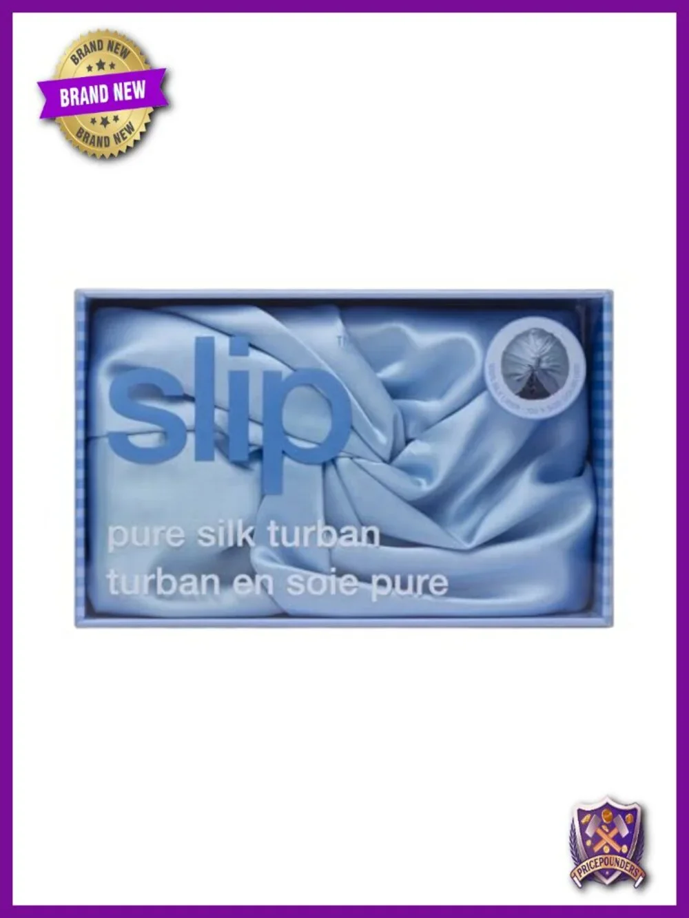 Silk Hair Turban - 22 Momme Mulberry Silk, Prevents Breakage & Frizz